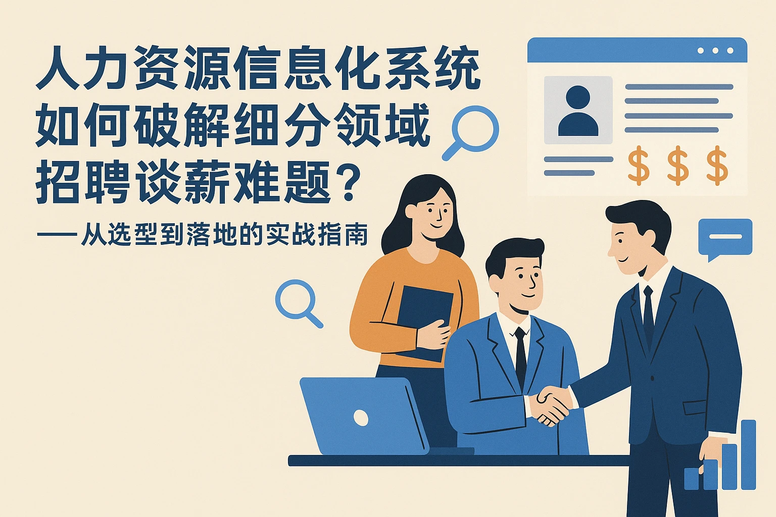 人力资源信息化系统如何破解细分领域招聘谈薪难题？——从选型到落地的实战指南