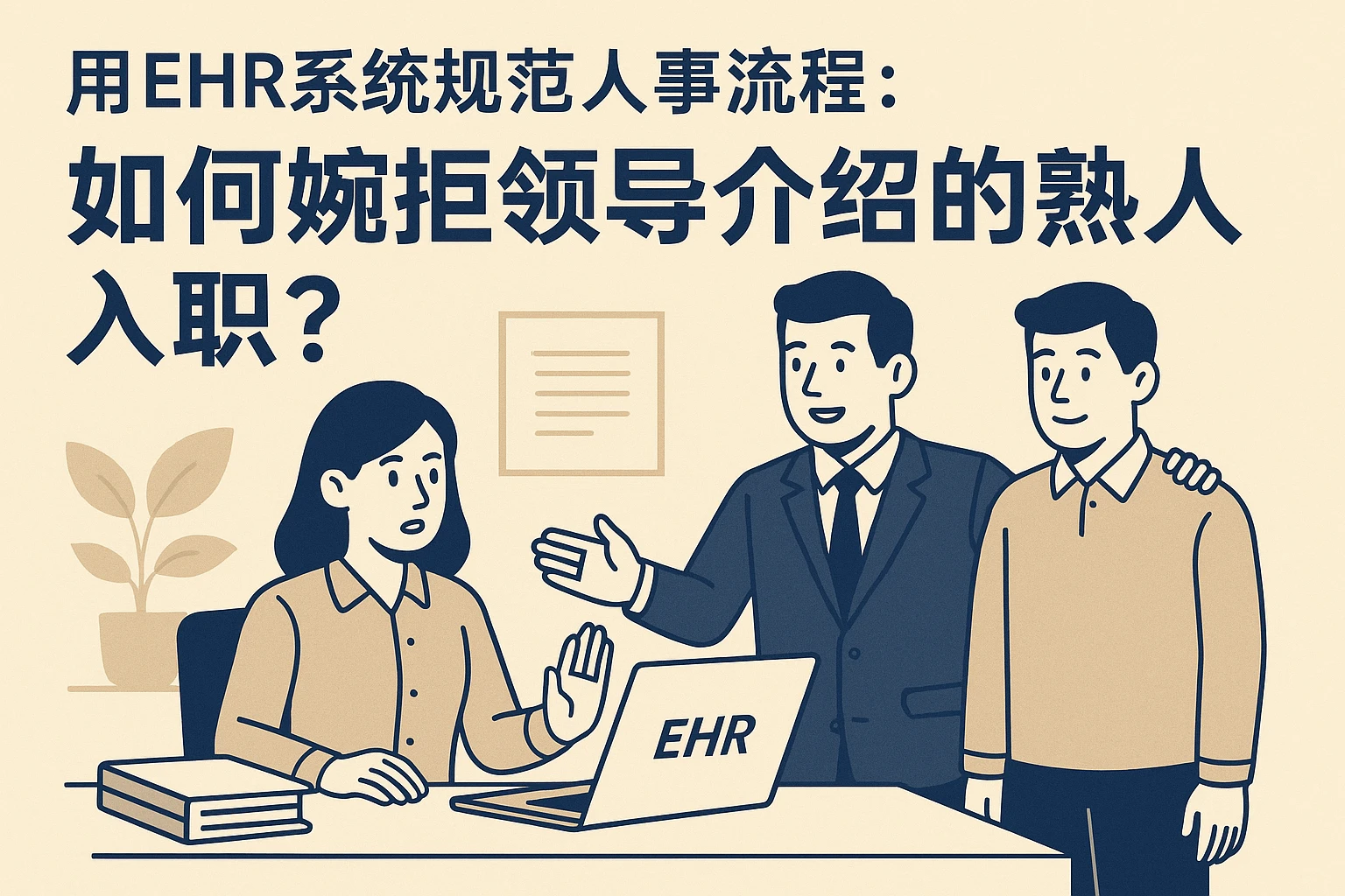 用ehr系统规范人事流程:如何婉拒领导介绍的熟人入职?