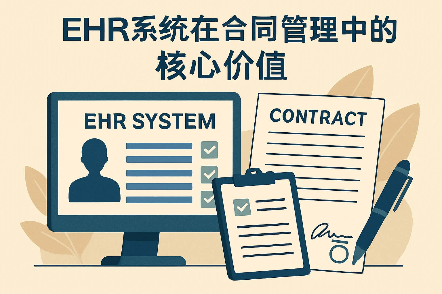 EHR系统在合同管理中的核心价值