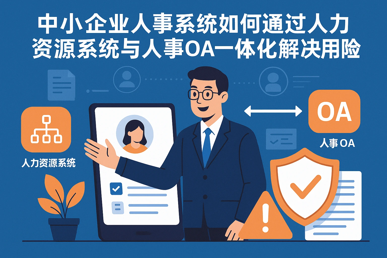 中小企业人事系统如何通过人力资源系统与人事OA一体化解决用工风险