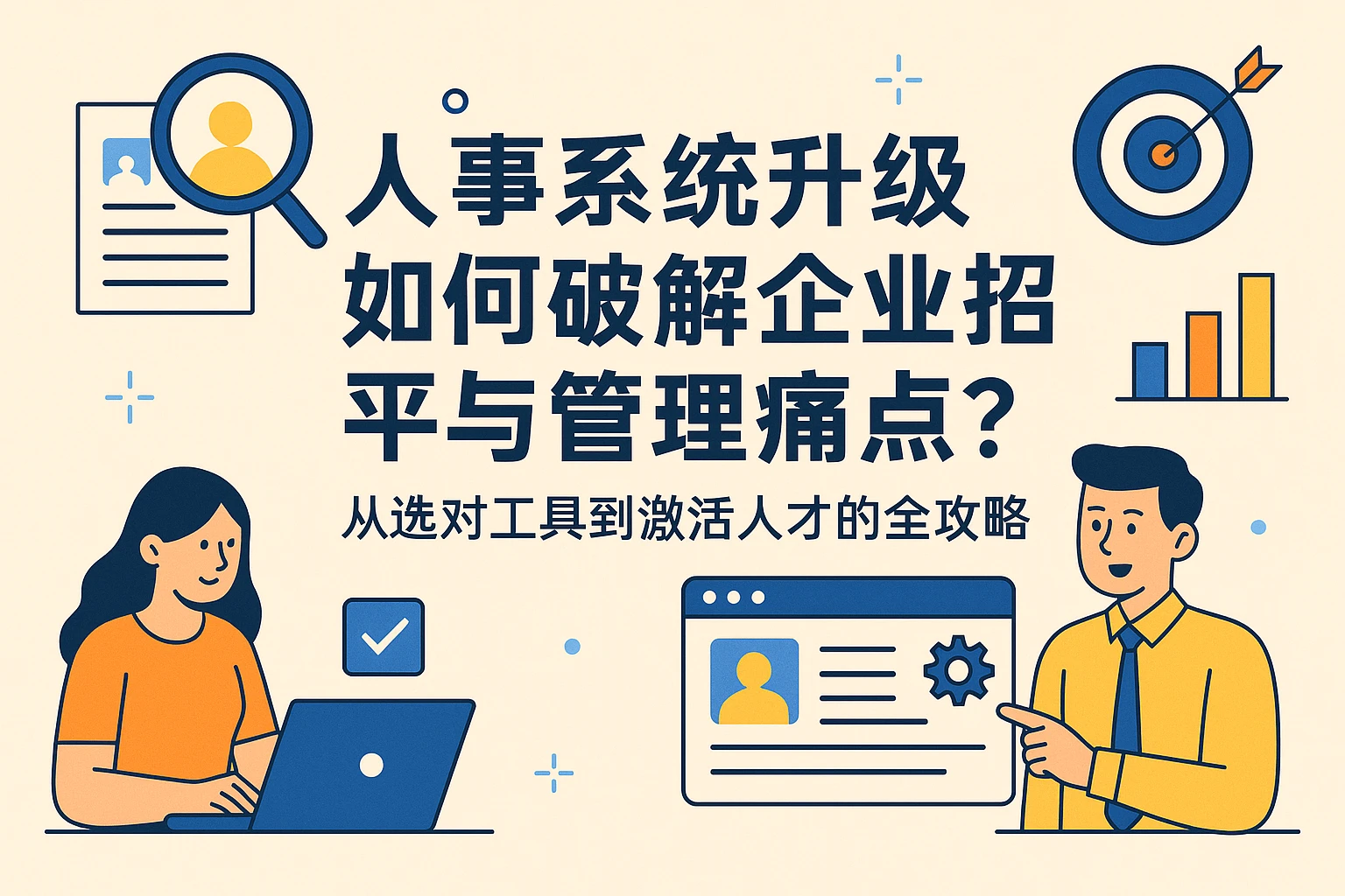 人事系统升级如何破解企业招聘与管理痛点?从选对工具到激活人才的全攻略