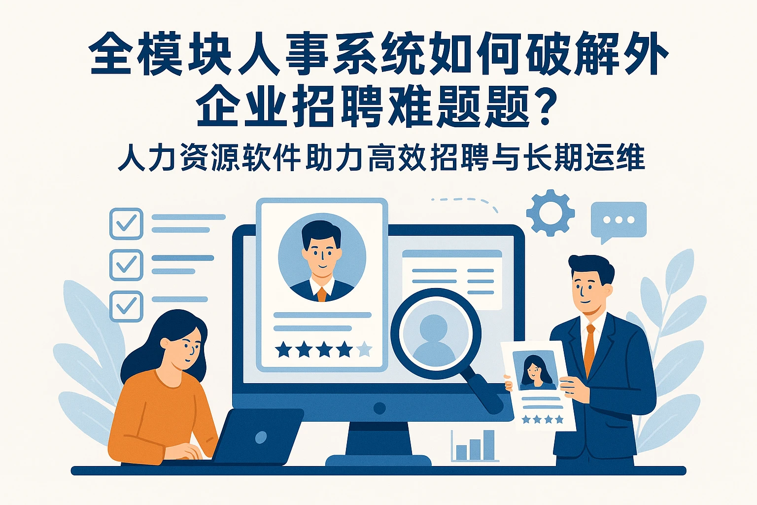 全模块人事系统如何破解外贸企业招聘难题？人力资源软件助力高效招聘与长期运维