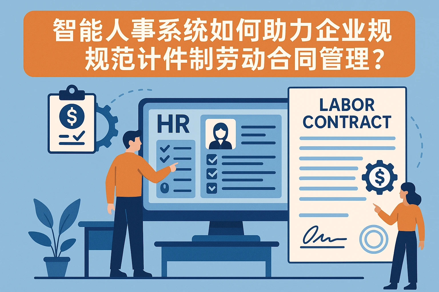 智能人事系统如何助力企业规范计件制劳动合同管理？
