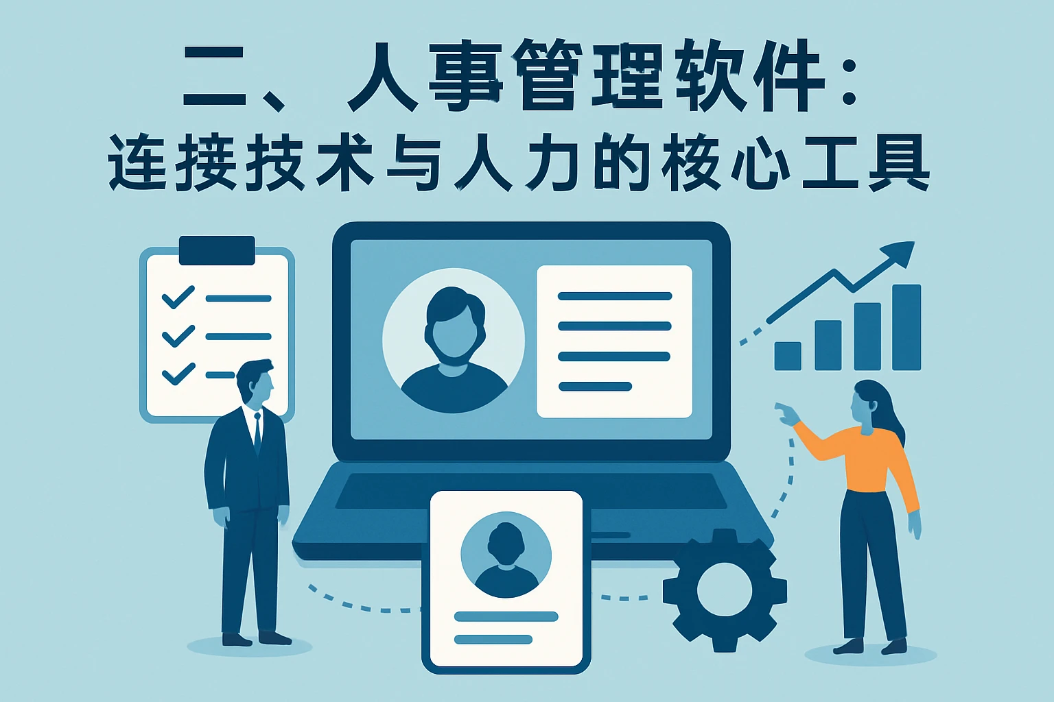 二、人事管理软件:连接技术与人力的核心工具