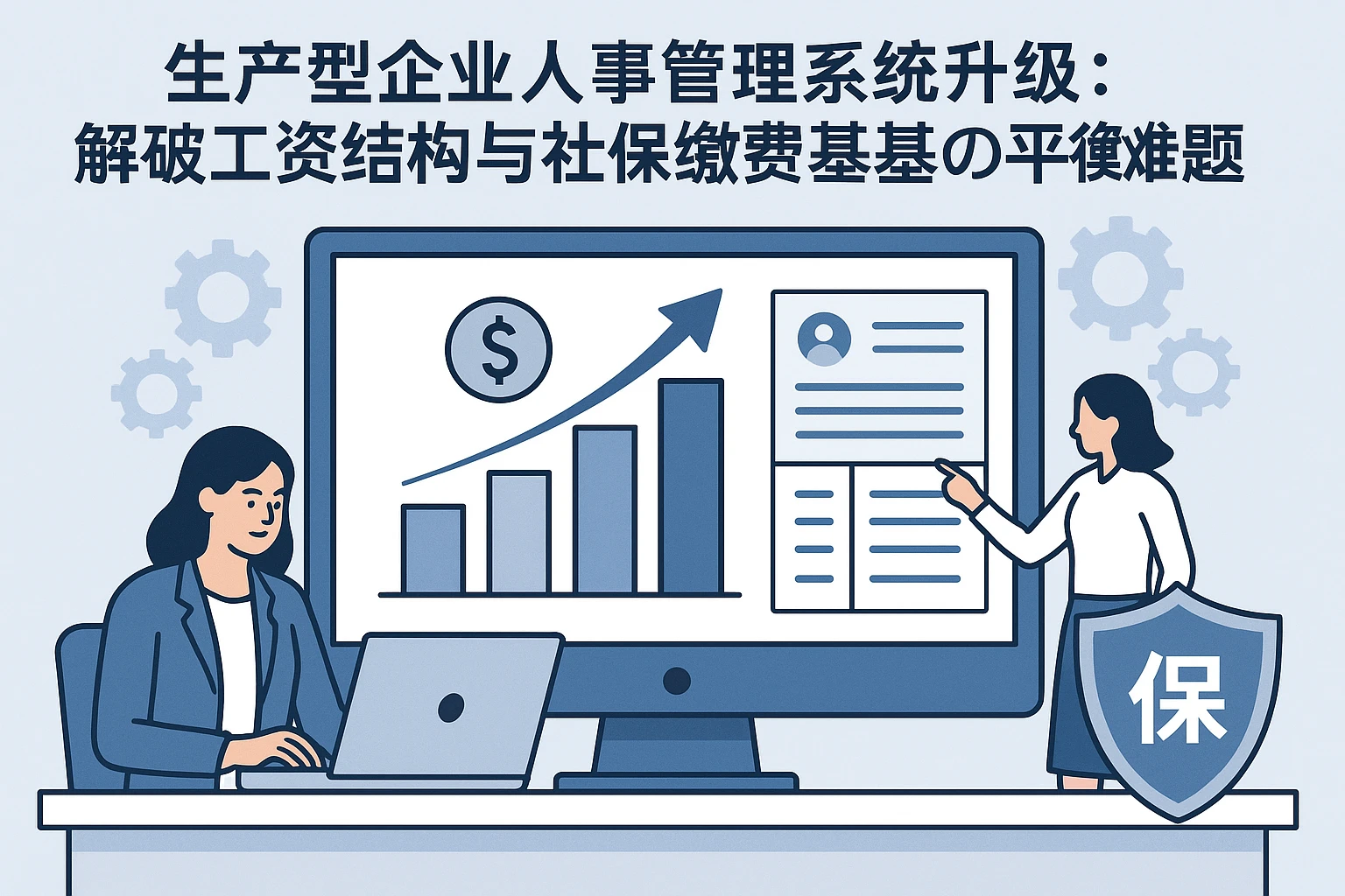 生产型企业人事管理系统升级：破解工资结构与社保缴费基数的平衡难题