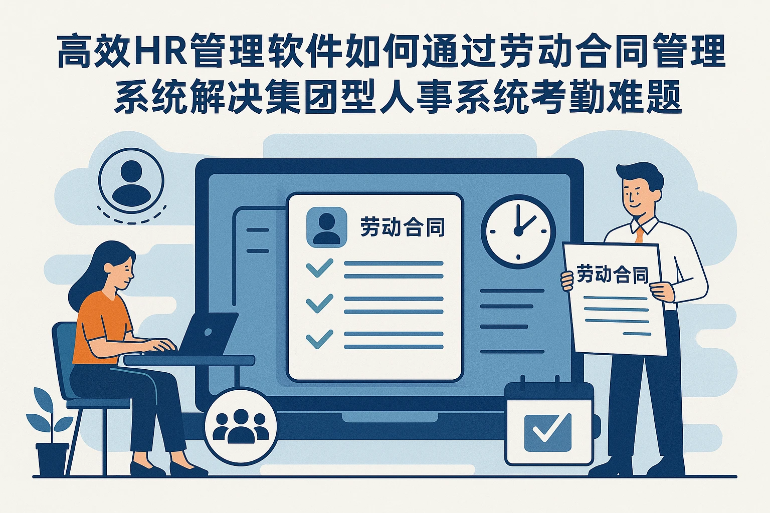 高效HR管理软件如何通过劳动合同管理系统解决集团型人事系统考勤难题