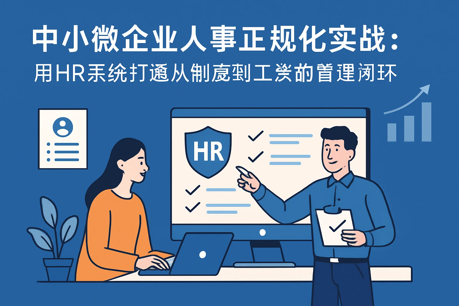 中小微企业人事正规化实战：用HR系统打通从制度到工资的管理闭环
