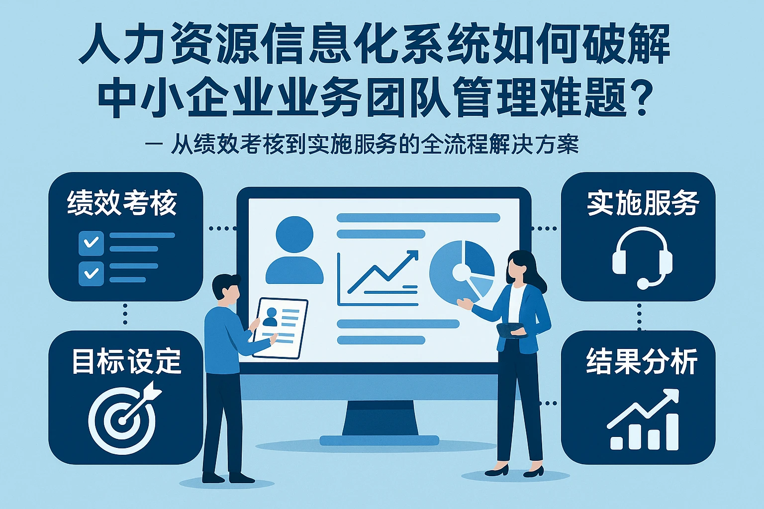 人力资源信息化系统如何破解中小企业业务团队管理难题？——从绩效考核到实施服务的全流程解决方案