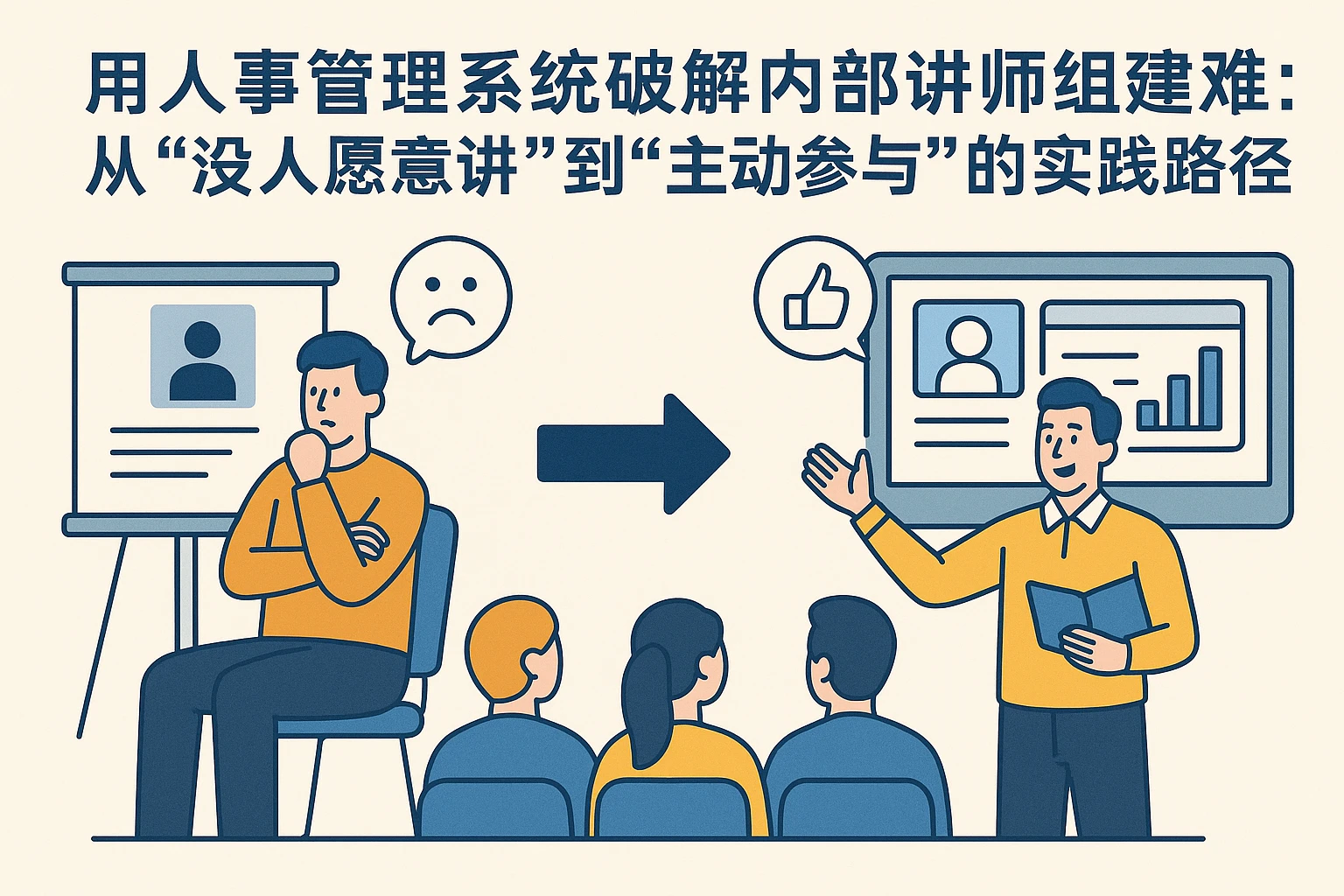 用人事管理系统破解内部讲师组建难题：从“没人愿意讲”到“主动参与”的实践路径