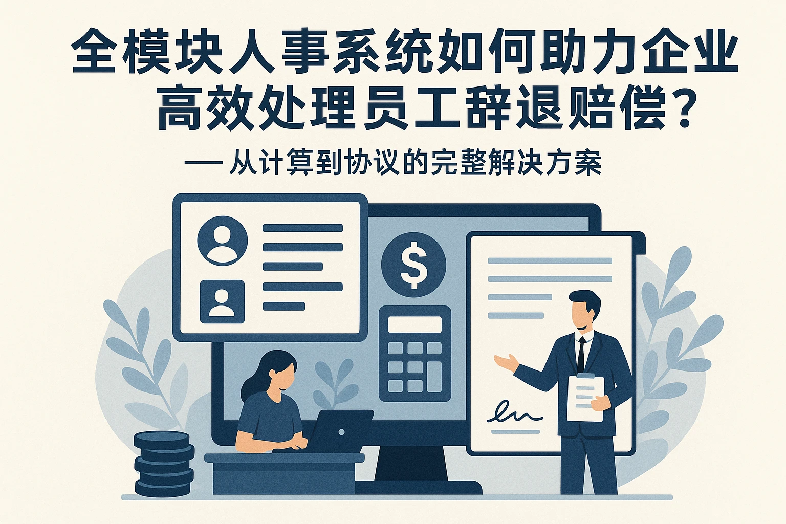全模块人事系统如何助力企业高效处理员工辞退赔偿？——从计算到协议的完整解决方案