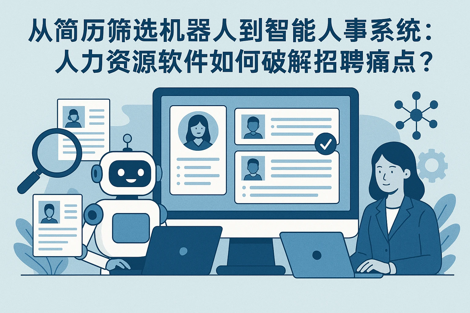 从简历筛选机器人到智能人事系统：人力资源软件如何破解招聘痛点？