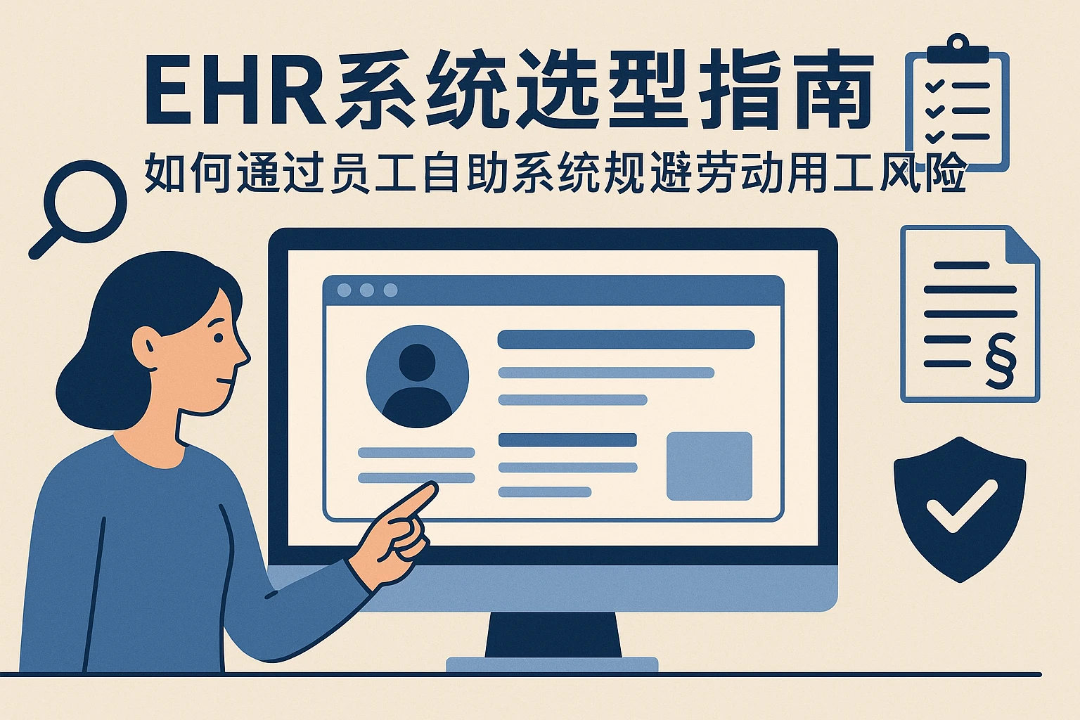 EHR系统选型指南:如何通过员工自助系统规避劳动用工风险