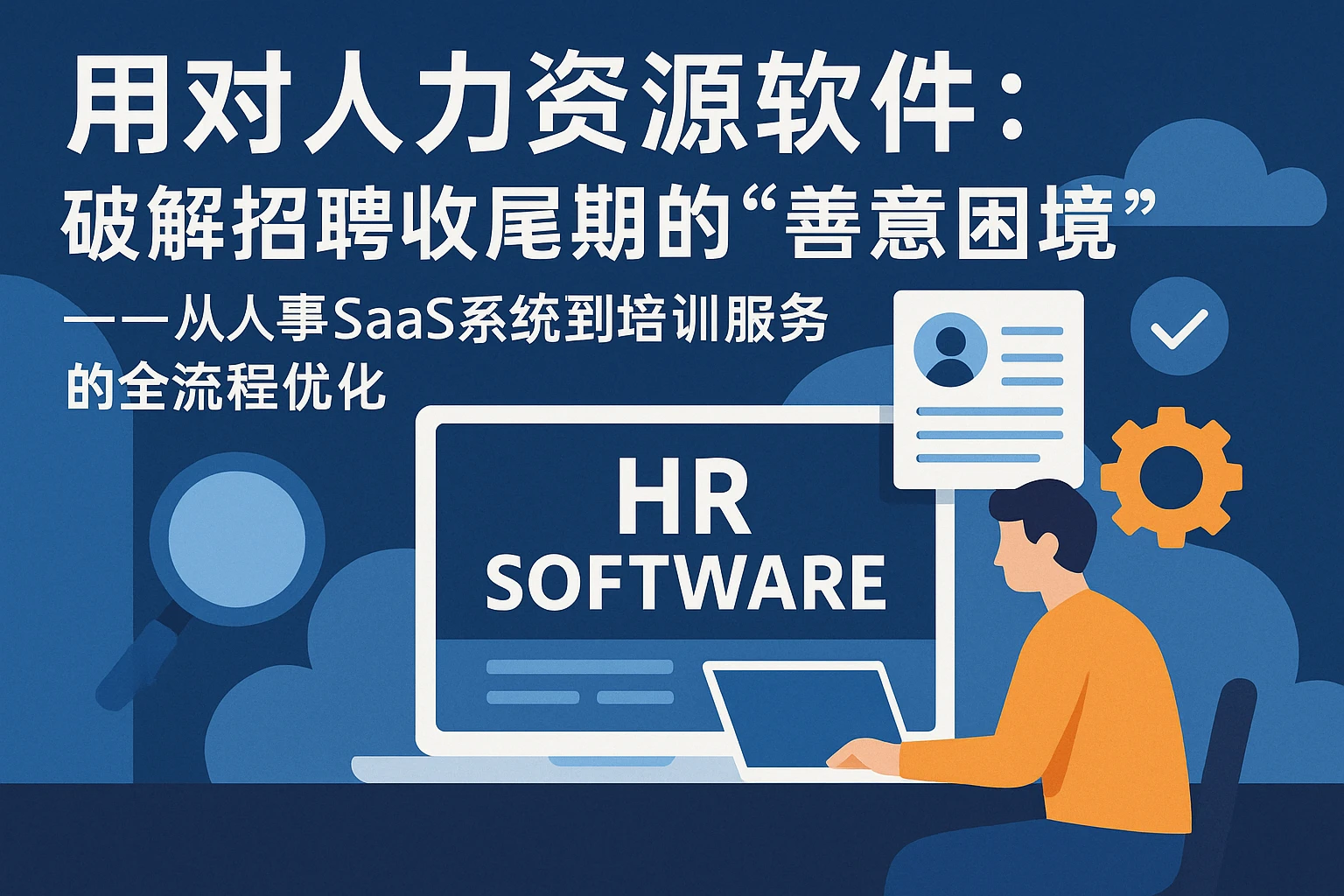 用对人力资源软件：破解招聘收尾期的“善意困境”——从人事SaaS系统到培训服务的全流程优化