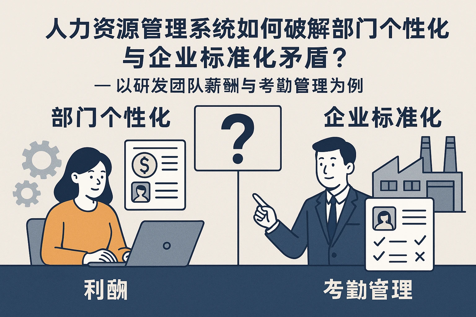 人力资源管理系统如何破解部门个性化与企业标准化矛盾?——以研发团队薪酬与考勤管理为例