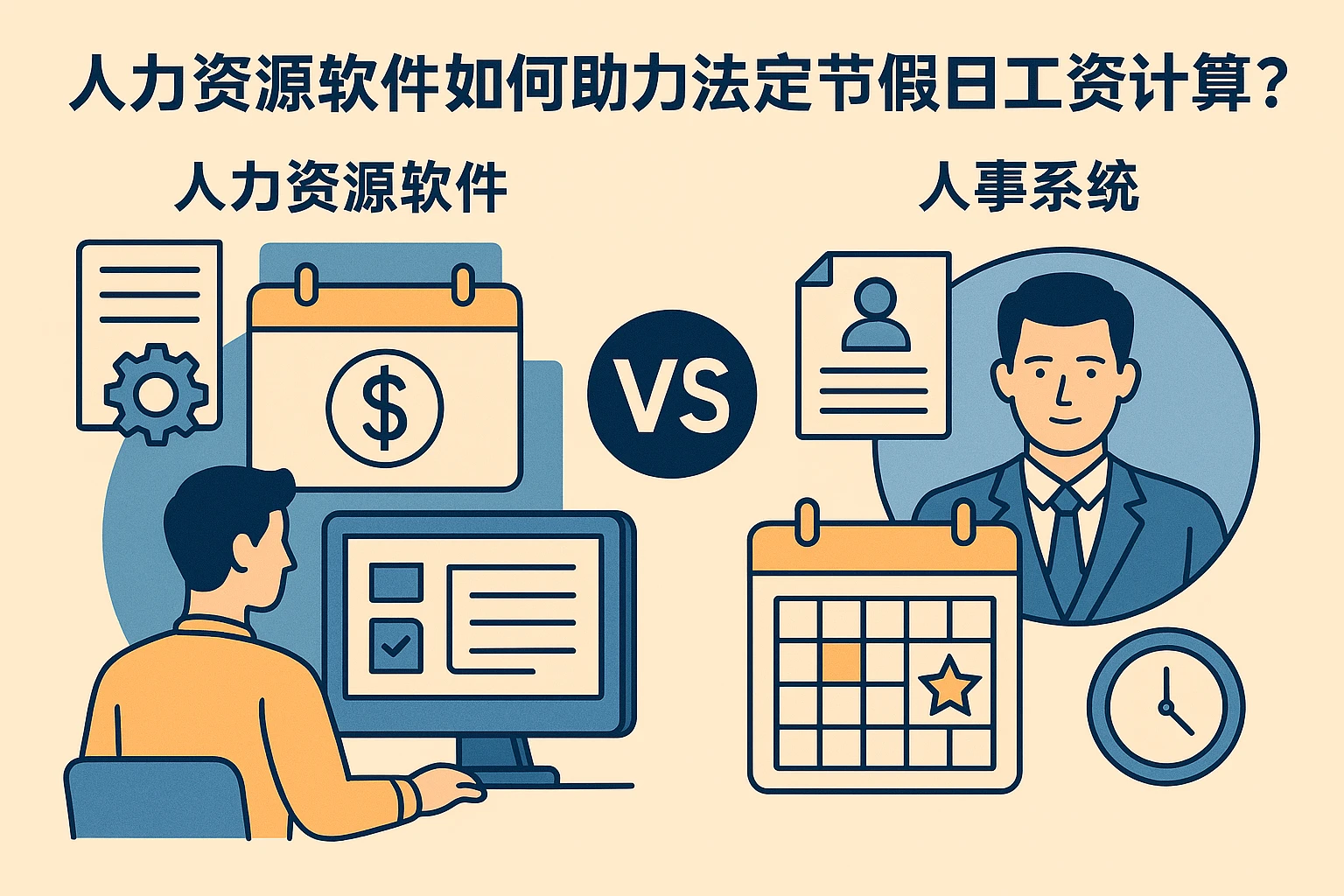 人力资源软件如何助力法定节假日工资计算与人事系统对比