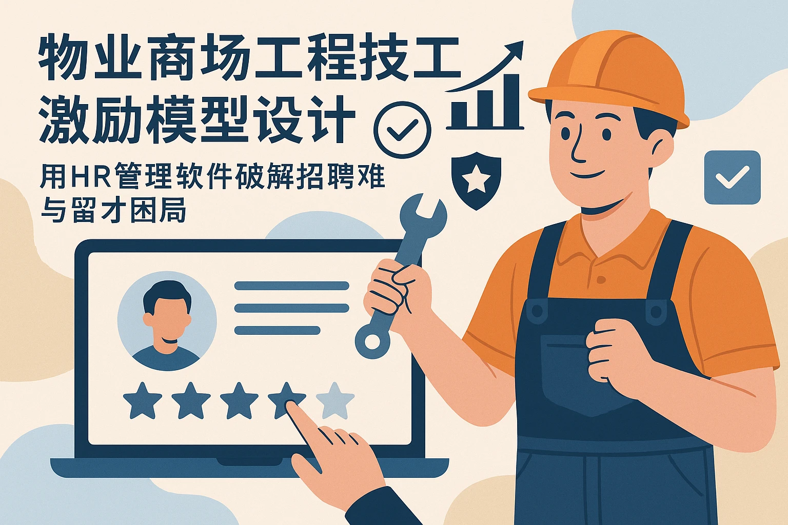 物业商场工程技工激励模型设计:用HR管理软件破解招聘难与留才困局