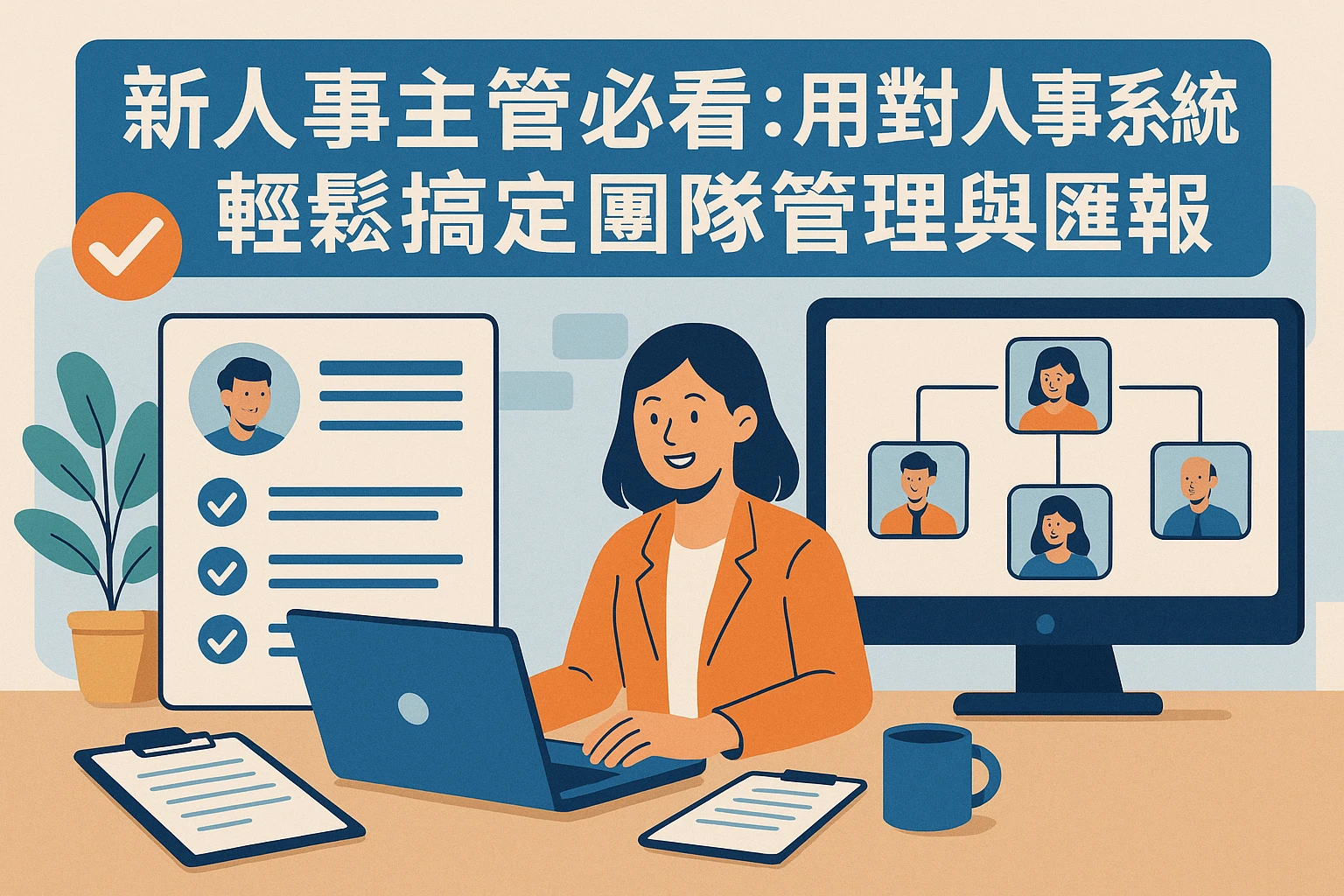 新人事主管必看：用对人事系统，轻松搞定团队管理与汇报