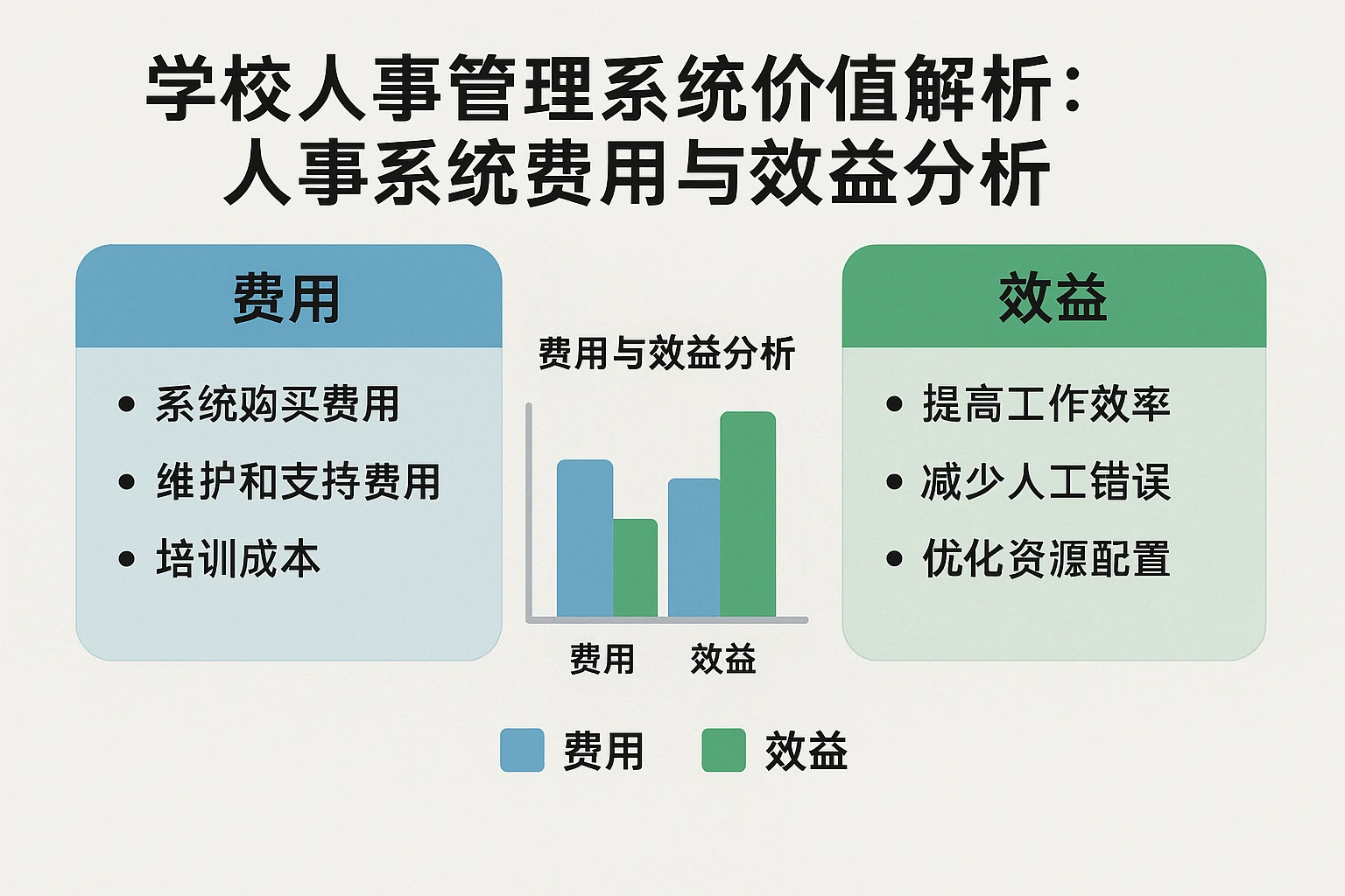 学校人事管理系统价值解析：人事系统费用与效益分析
