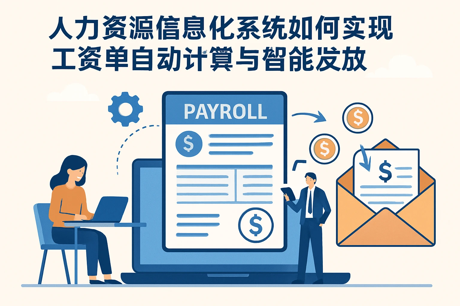 人力资源信息化系统如何实现工资单自动计算与智能发放