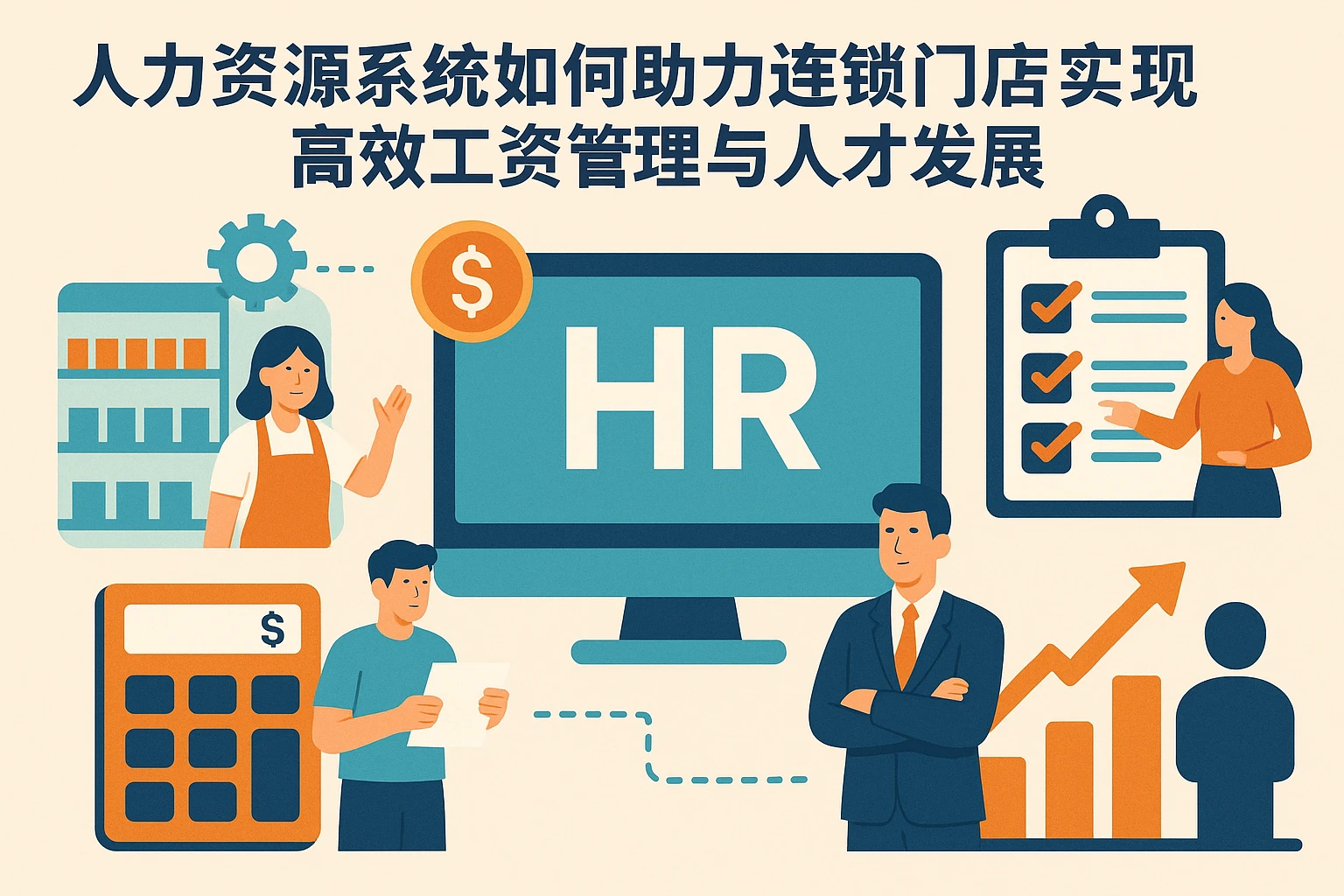 人力资源系统如何助力连锁门店实现高效工资管理与人才发展