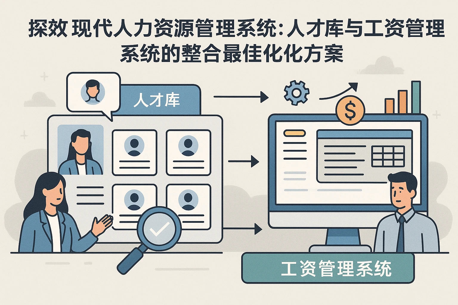 探索现代人力资源管理系统:人才库与工资管理系统的整合优化方案