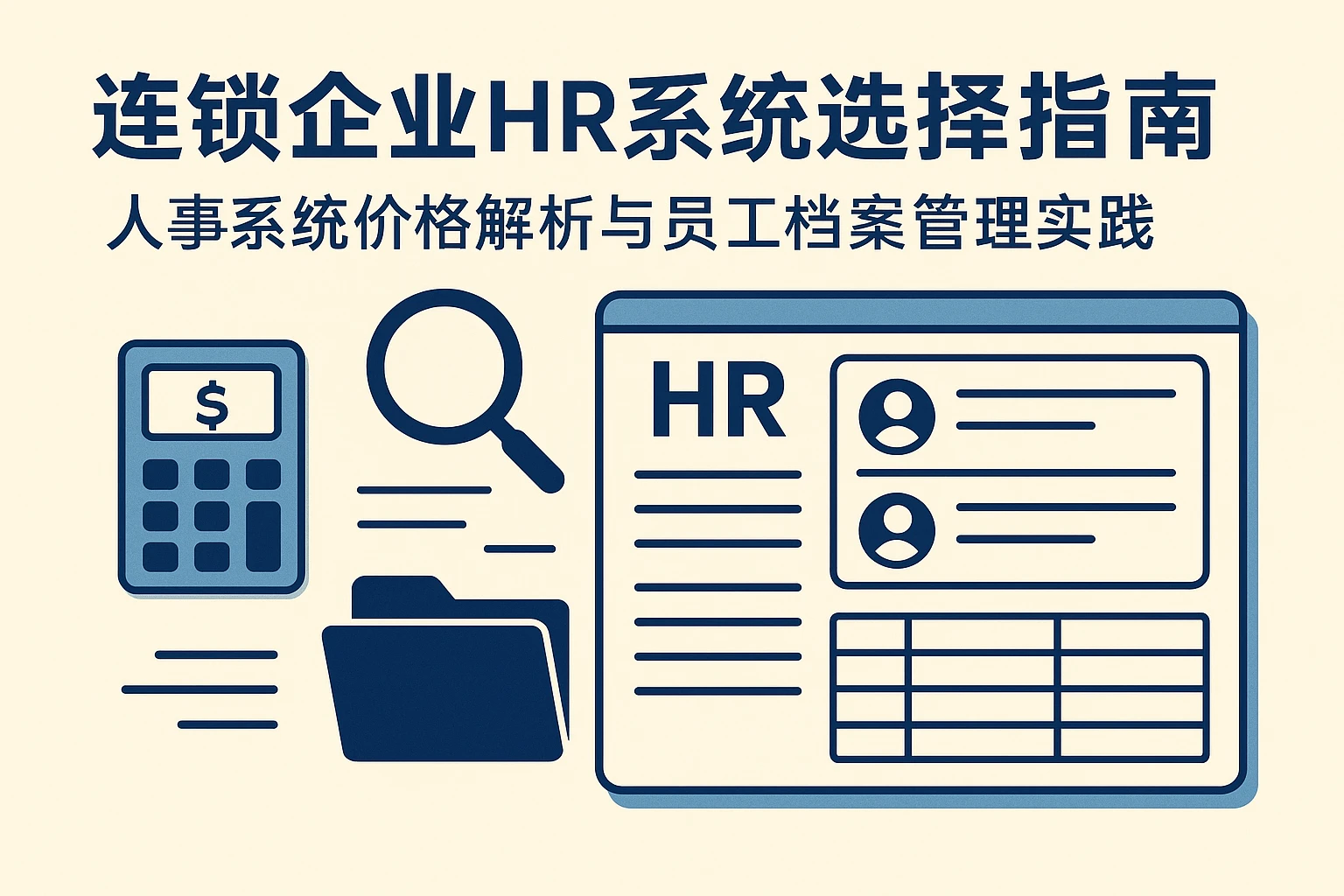 连锁企业HR系统选择指南：人事系统价格解析与员工档案管理实践