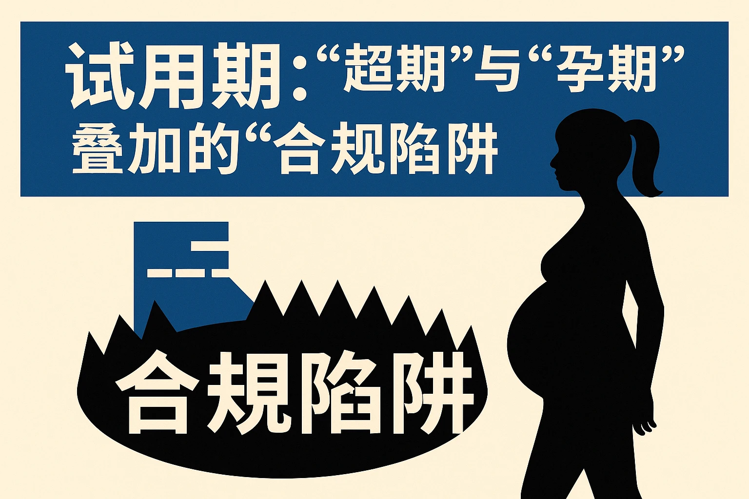 2. 试用期:“超期”与“孕期”叠加的“合规陷阱”