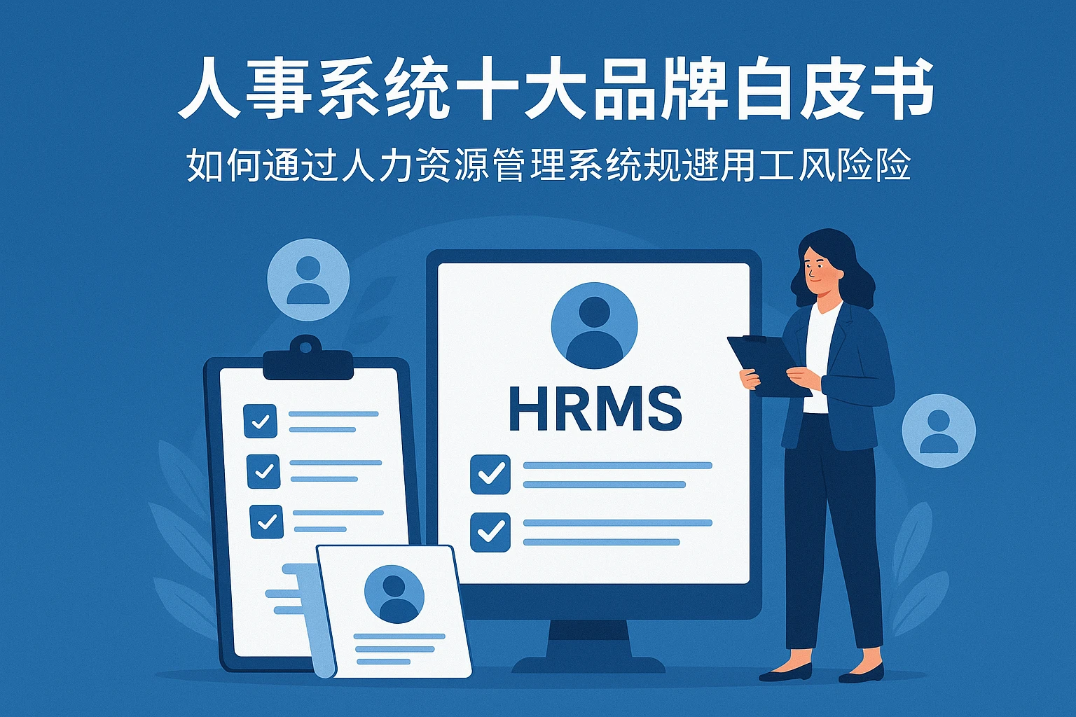 人事系统十大品牌白皮书:如何通过人力资源管理系统规避用工风险