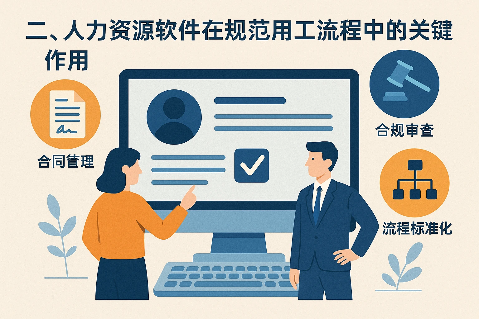 二、人力资源软件在规范用工流程中的关键作用