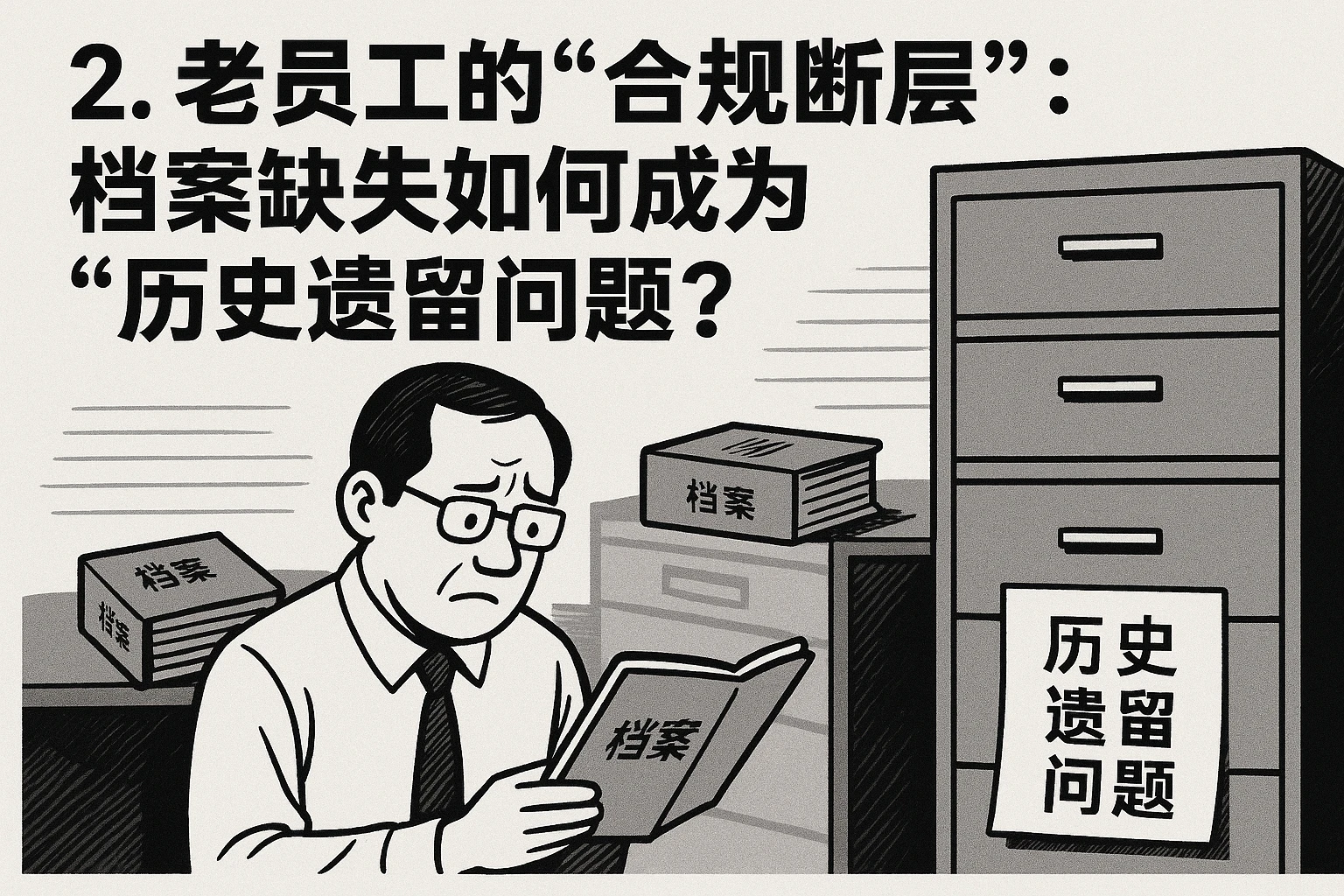 2. 老员工的“合规断层”：档案缺失如何成为“历史遗留问题”？