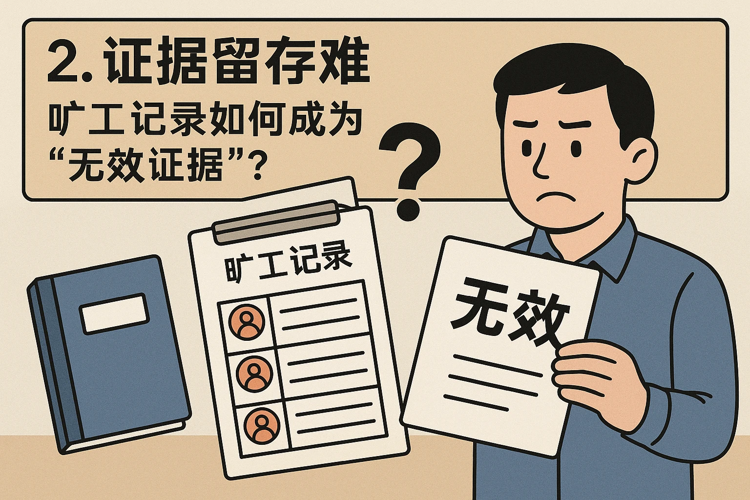 2. 证据留存难：旷工记录如何成为“无效证据”？