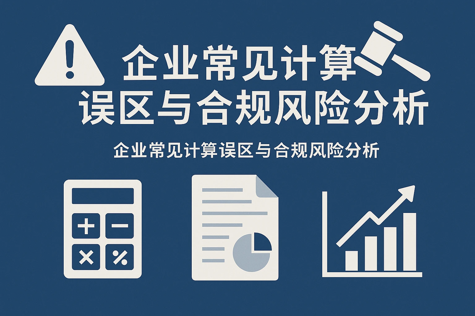 企业常见计算误区与合规风险分析