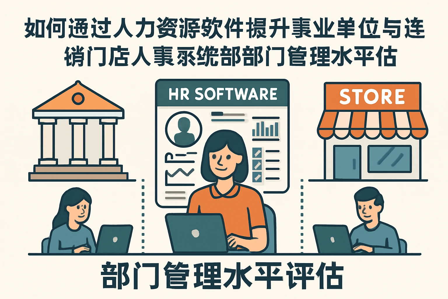 如何通过人力资源软件提升事业单位与连锁门店人事系统的部门管理水平评估