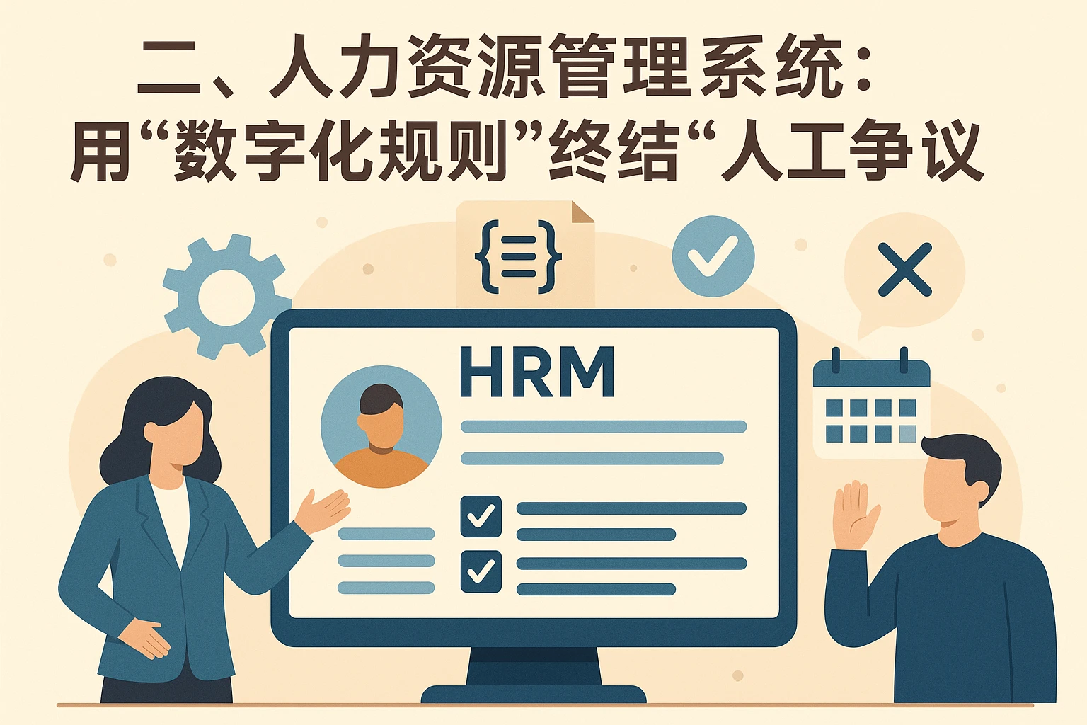 二、人力资源管理系统：用“数字化规则”终结“人工争议”