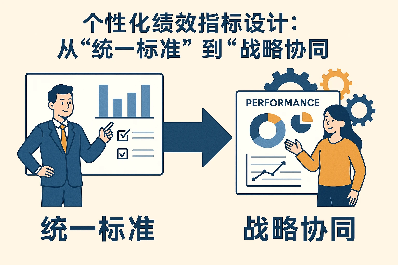 2. 个性化绩效指标设计:从“统一标准”到“战略协同”