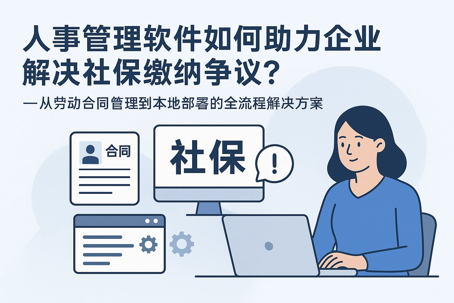 人事管理软件如何助力企业解决社保缴纳争议?——从劳动合同管理到本地部署的全流程解决方案