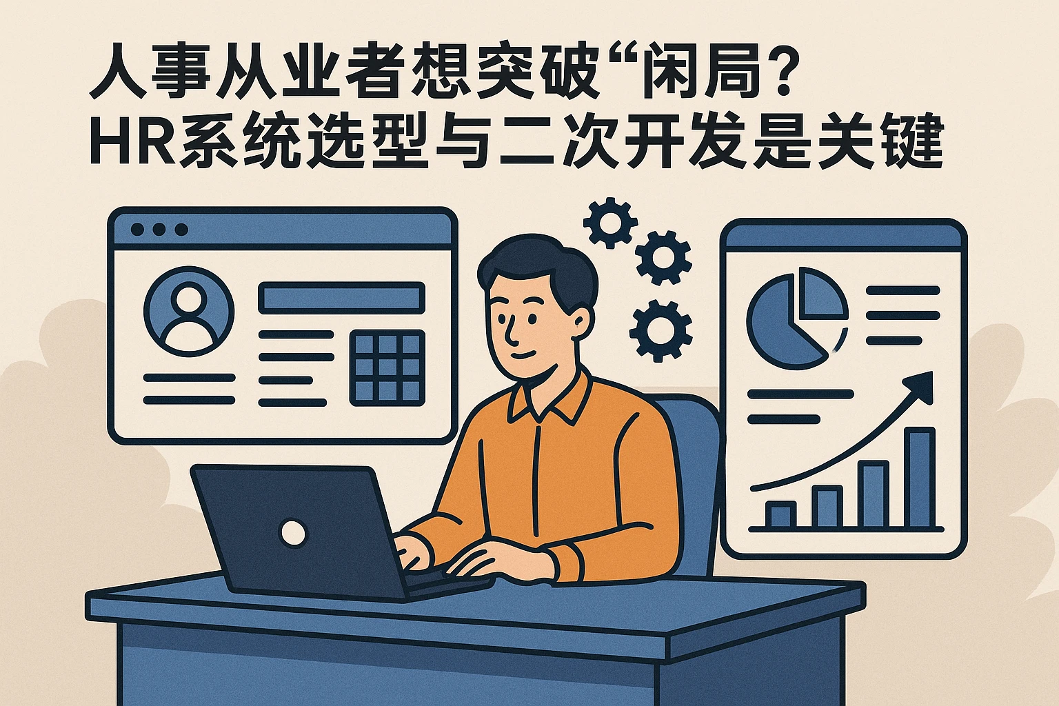 人事从业者想突破“闲局”？HR系统选型与二次开发是关键