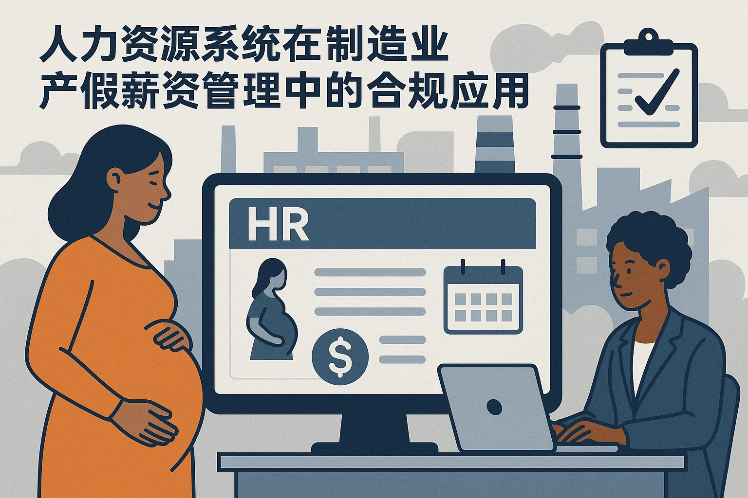 人力资源系统在制造业产假薪资管理中的合规应用