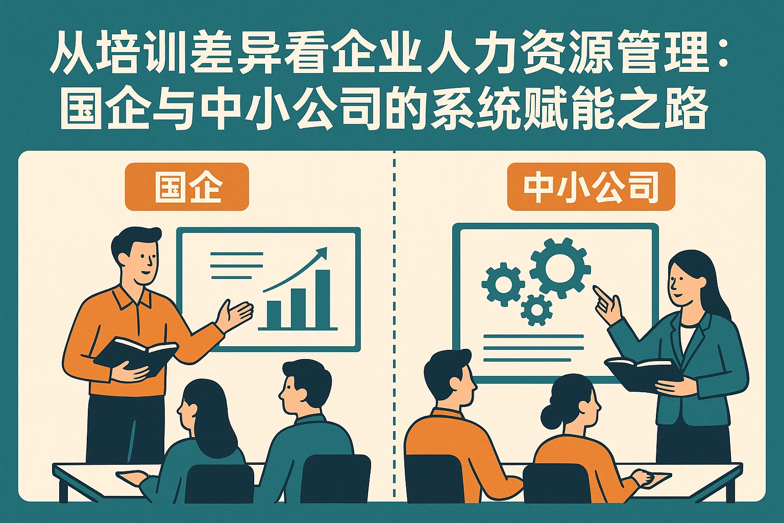 从培训差异看企业人力资源管理:国企与中小公司的系统赋能之路