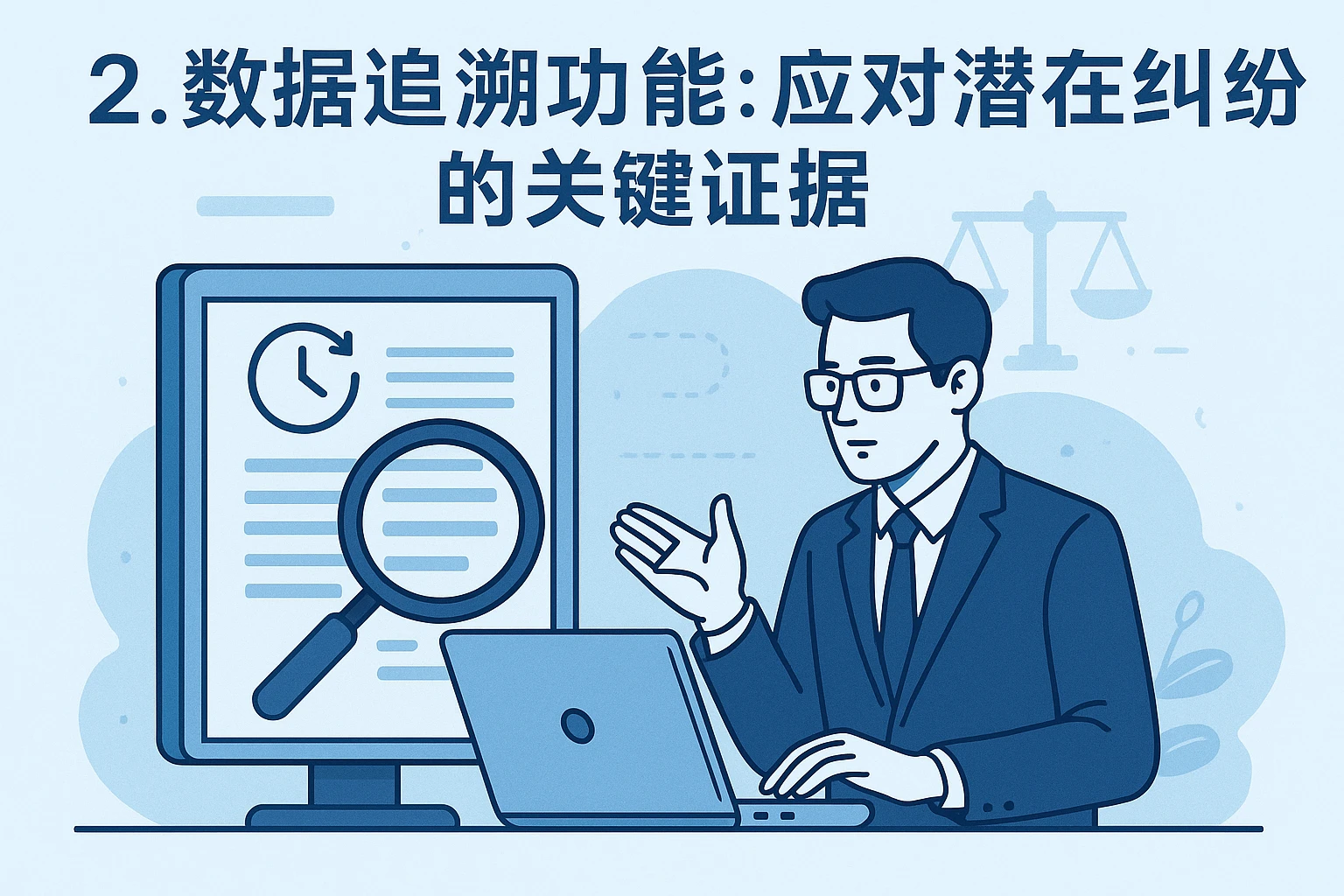 2. 数据追溯功能:应对潜在纠纷的关键证据