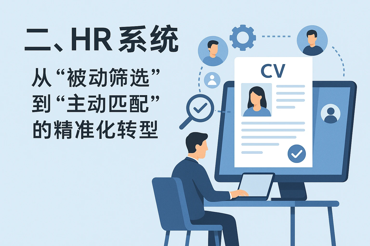二、HR系统：从“被动筛选”到“主动匹配”的精准化转型