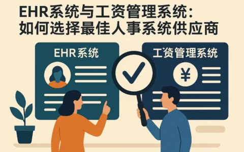 ehr系统与工资管理系统：如何选择最佳人事系统供应商