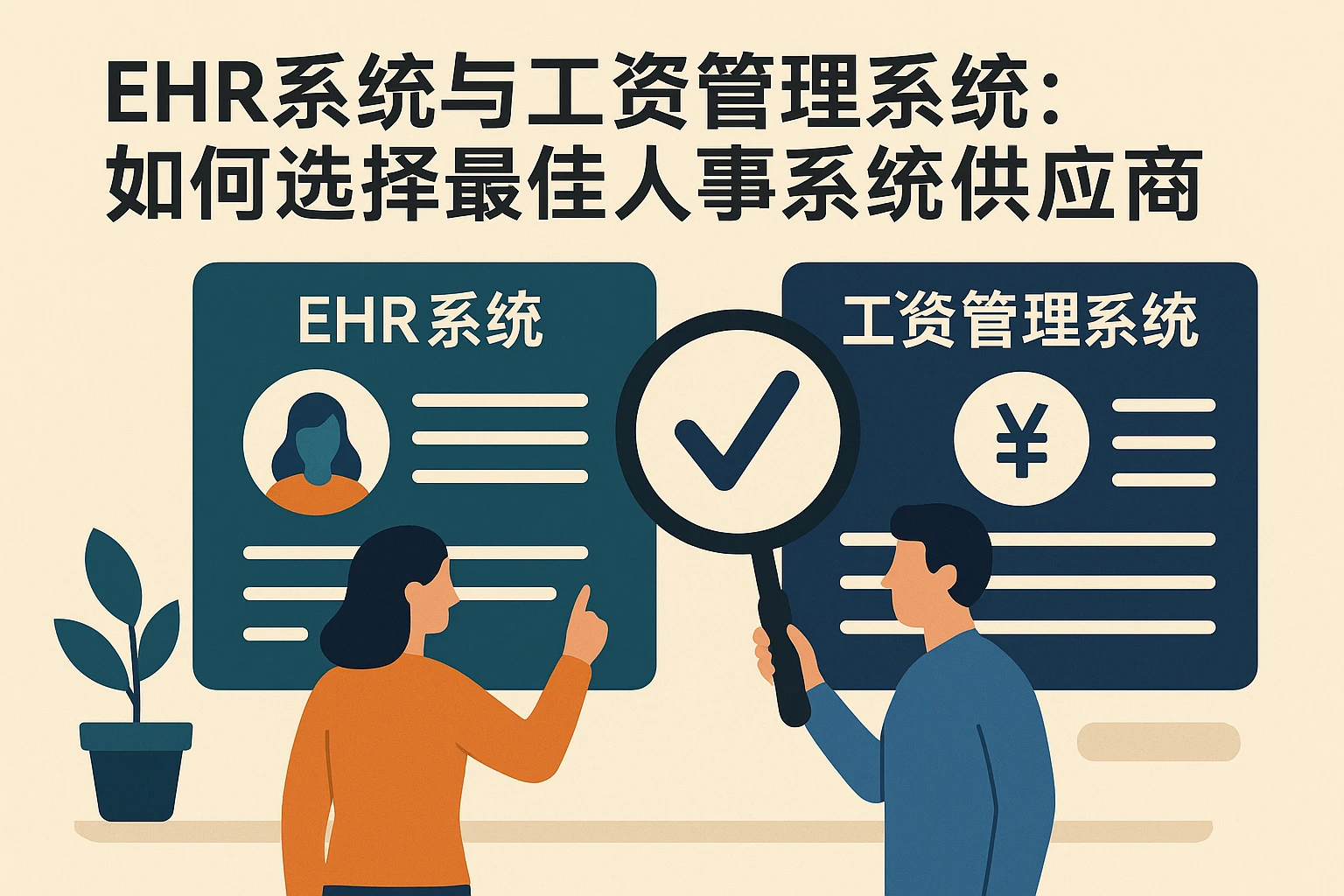 ehr系统与工资管理系统：如何选择最佳人事系统供应商