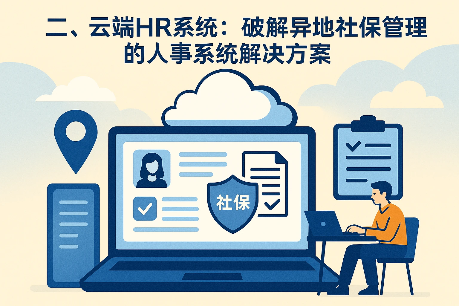 二、云端HR系统：破解异地社保管理的人事系统解决方案