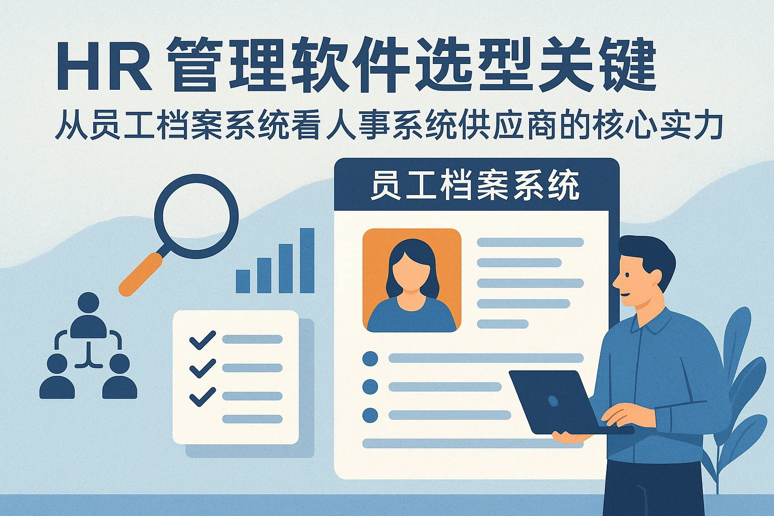 HR管理软件选型关键：从员工档案系统看人事系统供应商的核心实力