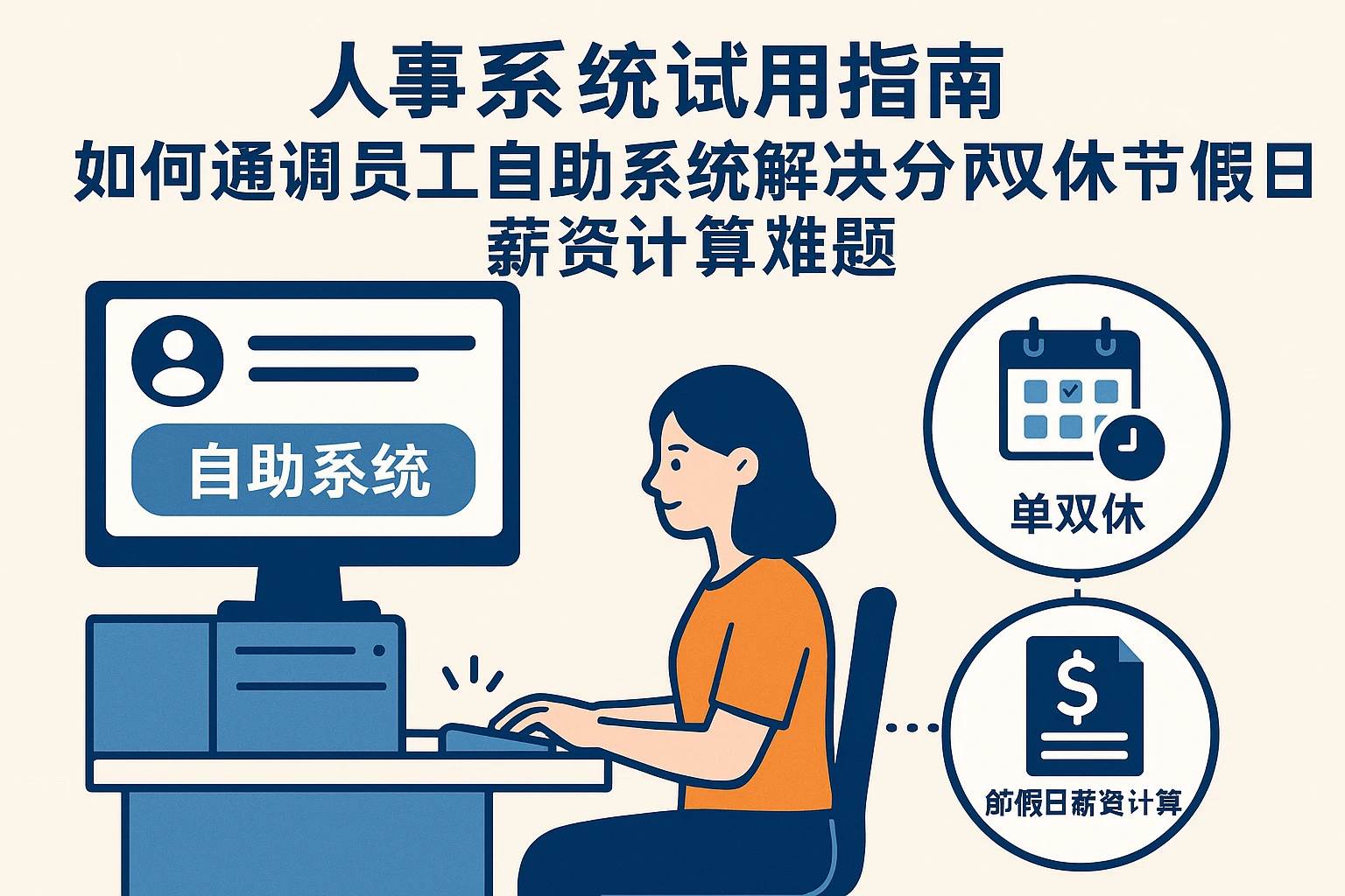 人事系统试用指南:如何通过员工自助系统解决单双休节假日薪资计算难题