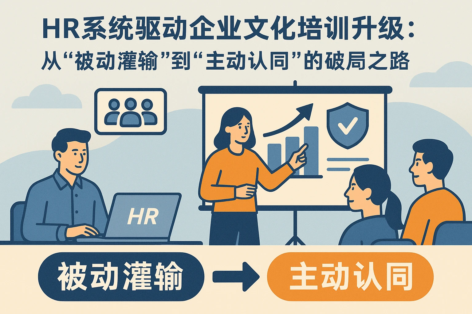 HR系统驱动企业文化培训升级:从“被动灌输”到“主动认同”的破局之路