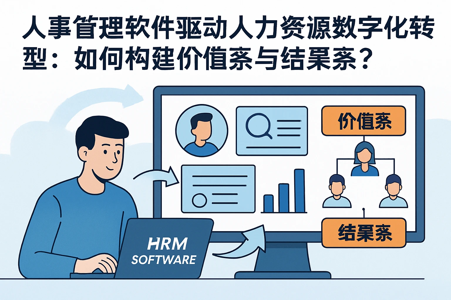 人事管理软件驱动人力资源数字化转型：如何构建价值系与结果系？