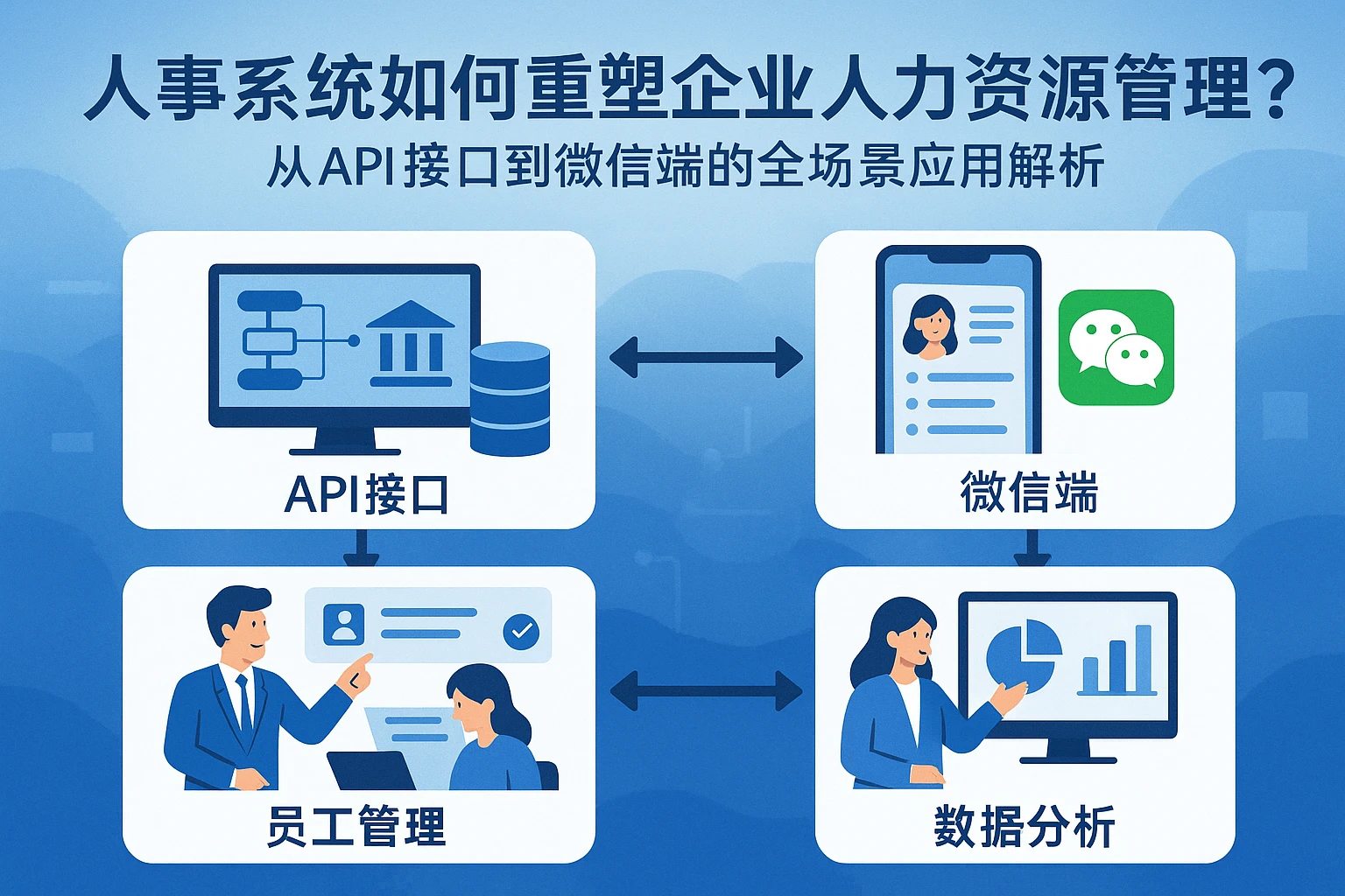 人事系统如何重塑企业人力资源管理？从API接口到微信端的全场景应用解析