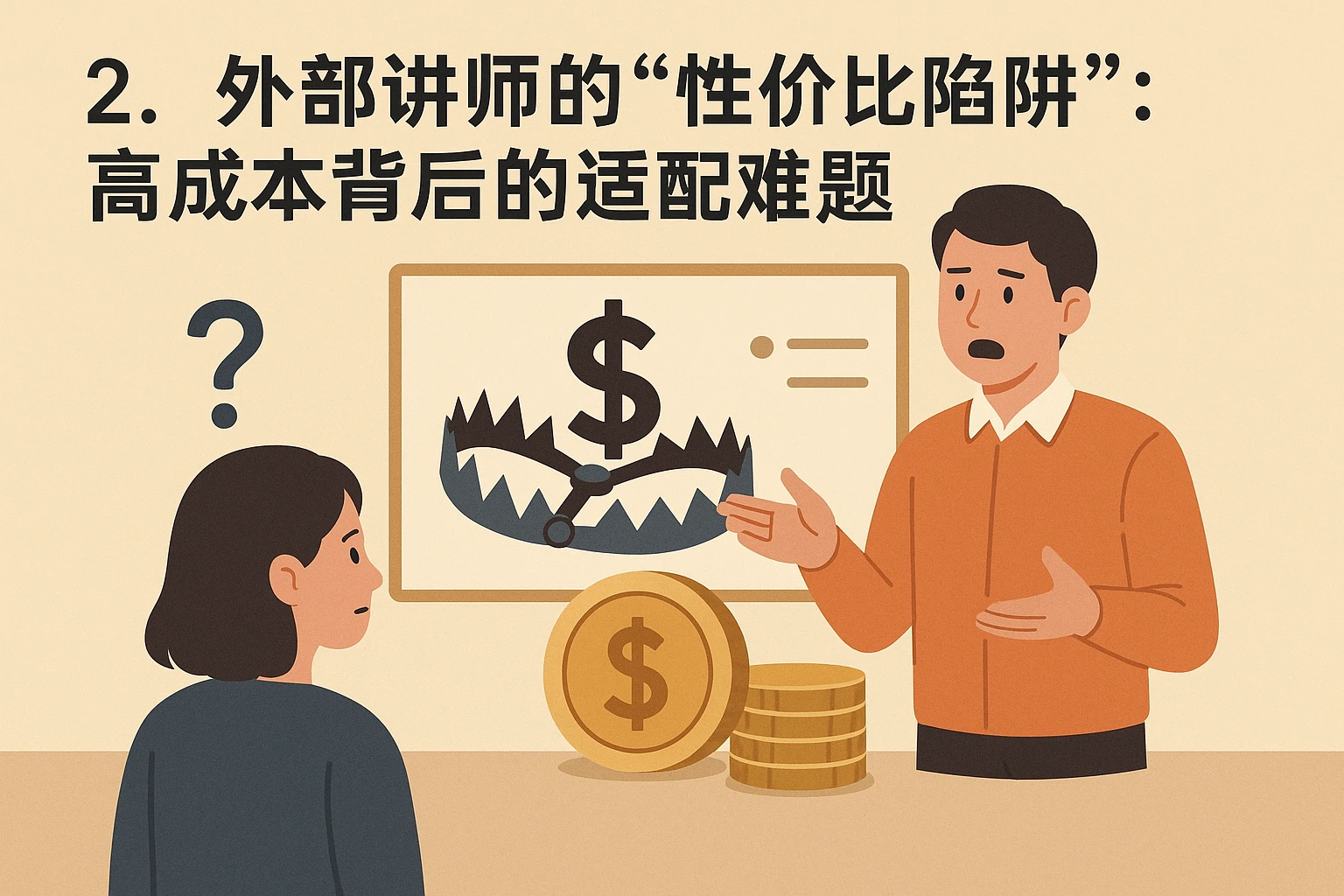 2. 外部讲师的“性价比陷阱”：高成本背后的适配难题